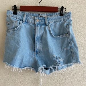 American Apparel distressed shorts